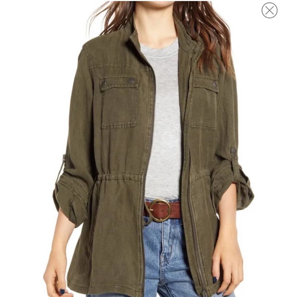 TREASURE & BOND Army Green Shirt Jacket